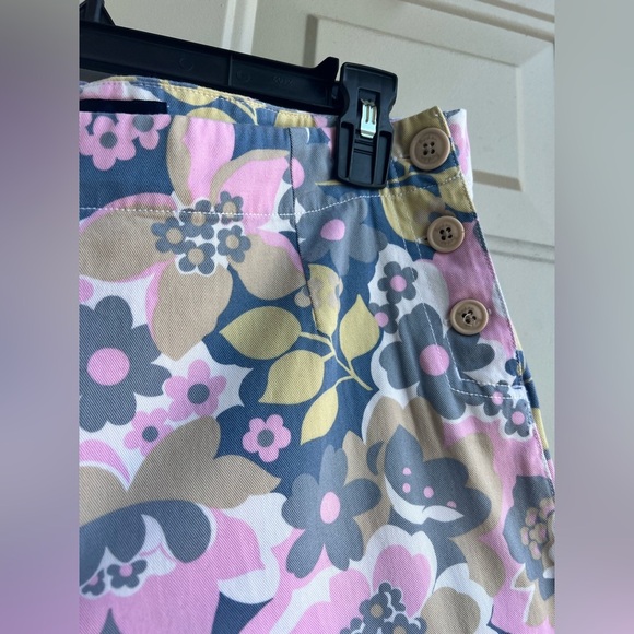 Boden Cotton Floral Shorts Size 14 Chic & Comfy Summer Essential - Picture 4 of 10